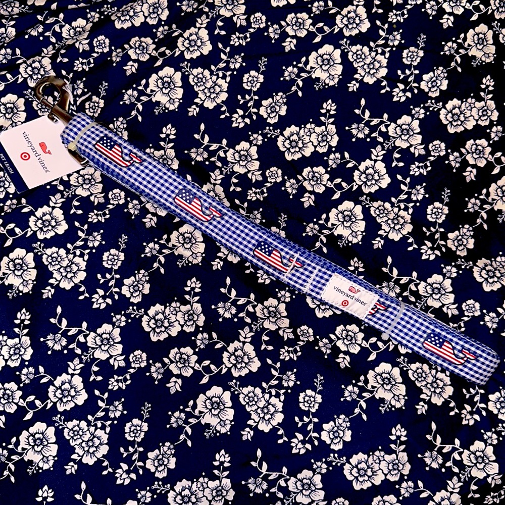 Vineyard vines pet leash plaid usa